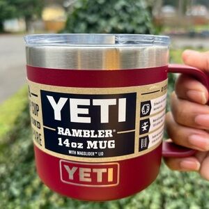 Yeti 14oz Rambler Mug - Harvest Red